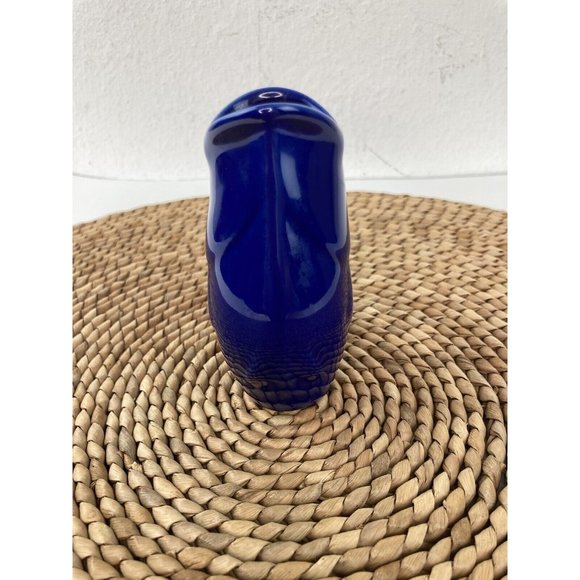 *Vintage Blue Ceramic Gurgle Pot Jug Glug Glug 3 1/2" H Small Mini Collectible - Picture 6 of 8